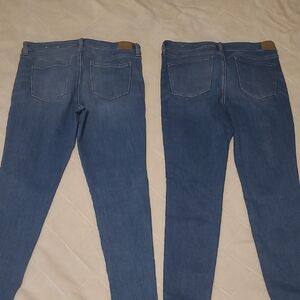 American Age Women's Blue Skinny Jeans